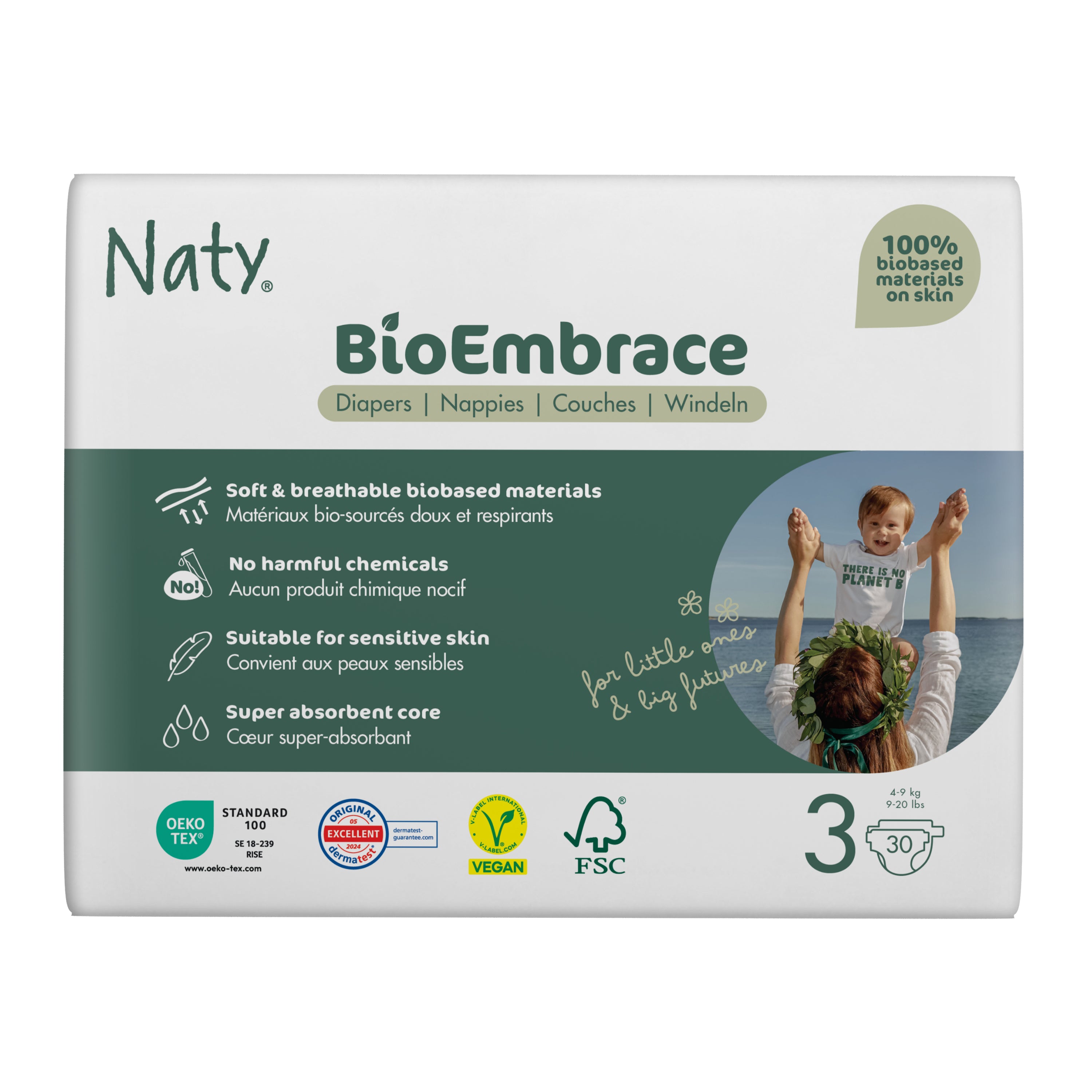 BioEmbrace Pelene veličina 3 (4-9kg)