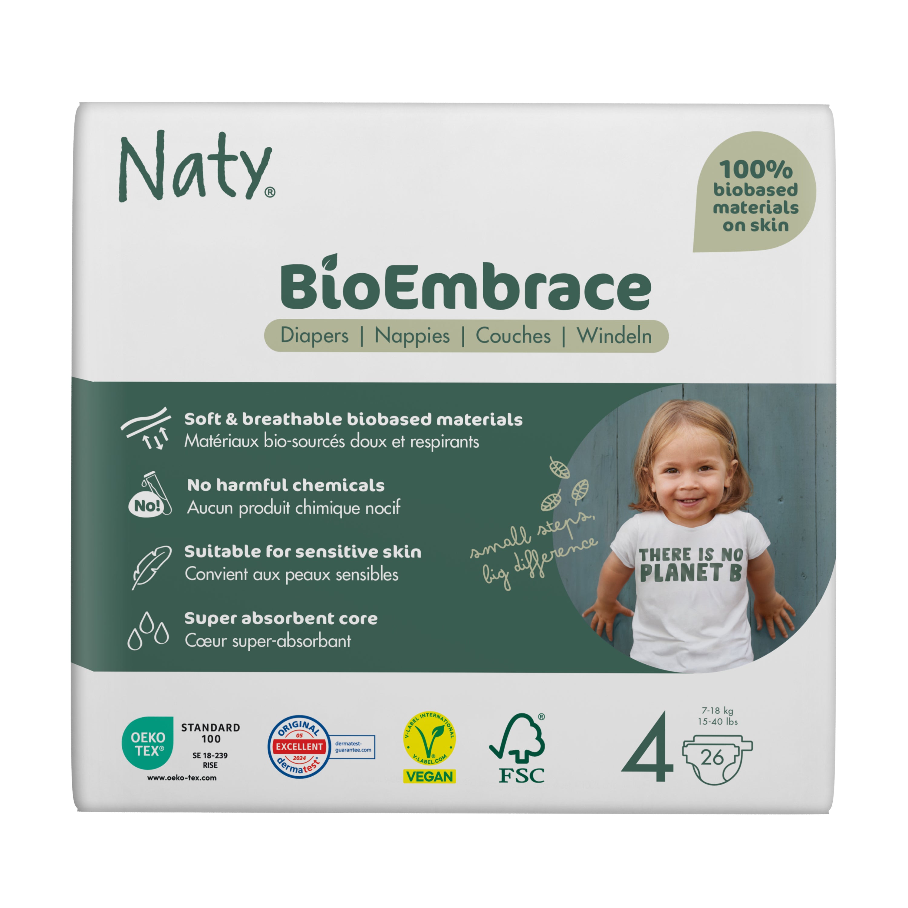 BioEmbrace Pelene veličina 4 (7-18kg)